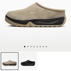 Nike Men's Beige and Black Slip-On Loafers ACG Rufus